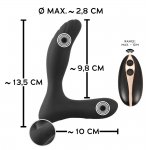 ANOS - WIBRATOR STYMULUJĄCY PROSTATĘ I KROCZE CZARNY