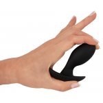 ANOS - WIBRUJĄCY KOREK ANALNY 20-TRYBÓW WIBRACJI CZARNY