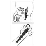 ANOS - WIBRUJĄCE KULKI ANALNE 7-TRYBÓW WIBRACJI CZARNE