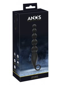 ANOS - WIBRUJĄCE KULKI ANALNE 7-TRYBÓW WIBRACJI CZARNE