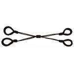 BAD KITTY - KAJDANKI NA RĘCE I NOGI POŁĄCZONE CZARNE