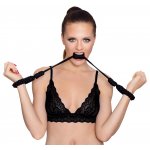 BAD KITTY - KAJDANKI NA RĘCE Z MIĘKKICH BAWEŁNIANYCH SZNURÓW CZARNE