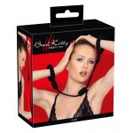 BAD KITTY - KAJDANKI NA RĘCE Z MIĘKKICH BAWEŁNIANYCH SZNURÓW CZARNE