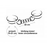 BAD KITTY - KAJDANKI NA RĘCE POŁĄCZONE ŁAŃCUSZKIEM Z RÓŻOWEGO ZŁOTA