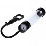 BAILE - RĘCZNA POMPKA DO PENISA Z WSKAŹNIKIEM PRZEZROCZYSTA