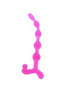 BAILE - ELASTYCZNE KORALIKI ANALNE RÓŻOWE