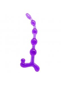 BAILE - ELASTYCZNE KORALIKI ANALNE FIOLETOWE