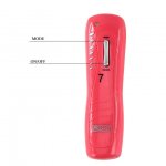 BAILE - KOLCZASTE PODWÓJNE KULKI KEGLA Z PILOTEM CZERWONE 3 CM