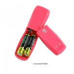 BAILE - KOLCZASTE PODWÓJNE KULKI KEGLA Z PILOTEM CZERWONE 3 CM