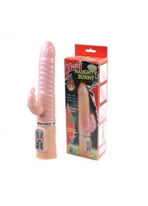 BAILE - WIBRATOR KRÓLICZEK Z FUNKCJĄ GRZANIA I ROTACJI RÓŻOWY 27 CM