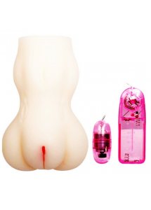 BAILE - REALISTYCZNY MASTURBATOR CIPKA Z WIBRACJAMI I PILOTEM