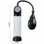 BAILE - AUTOMATYCZNA POMPKA DO PENISA Z WSKAŹNIKIEM PRZEZROCZYSTA