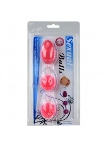 BAILE - POTRÓJNE KULKI ANALNE RÓŻOWE