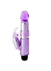 BAILE - WIBRATOR KRÓLICZEK Z WIELOMA PRĘDKOŚCIAMI FIOLETOWY 21 CM