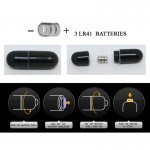 BAILE - WIBRUJĄCA NAKŁADKA NA PENISA Z KRÓLICZKIEM CZARNA 16,5 CM