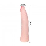 BAILE - REALISTYCZNE SILIKONOWE DILDO CIELISTE 18,5CM