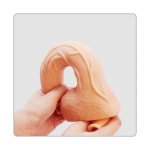 BAILE - REALISTYCZNE STYMULUJĄCE PUNKT-G DILDO CIELISTE 26 CM