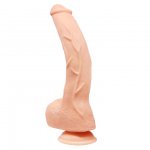 BAILE - REALISTYCZNE STYMULUJĄCE PUNKT-G DILDO CIELISTE 26 CM