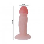 BAILE - REALISTYCZNY KOREK ANALNY Z PRZYSSAWKĄ 11CM