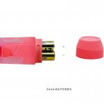 BAILE - WIBRATOR Z WYPUSTKAMI I WIOLOMA PRĘDKOŚCIAMI RÓŻOWY 23 CM