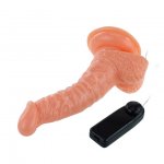 BAILE - REALISTYCZNY WIBRATOR Z PILOTEM I PRZYSSAWKĄ 20 CM