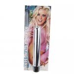 BAILE - GŁADKI SREBRNY WIBRATOR KLASYCZNY 17 CM