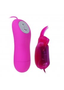 BAILE - STYMULATOR ŁECHTACZKI KRÓLICZEK FIOLETOWY 6,5 CM