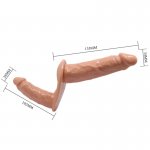 BAILE - UPRZĄŻ STRAP-ON Z DILDO DO PODWÓJNEJ PENETRACJI