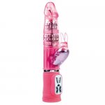  BAILE - WIBRATOR KRÓLICZEK Z FUNKCJĄ ROTACJI RÓŻOWY 27 CM
