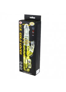 BAILE - WIBRATOR KRÓLICZEK Z WIELOMA PRĘDKOŚCIAMI ZŁOTY 23 CM