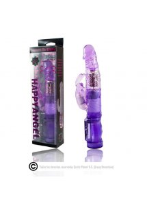 BAILE - WIBRATOR KRÓLICZEK WIELOFUNKCYJNY FIOLETOWY 21 CM