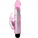 BAILE - WIBRATOR KRÓLICZEK Z WIELOMA PRĘDKOŚCIAMI RÓŻOWY 21.5 CM