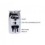 BAILE - WIBRATOR KRÓLIK Z PERŁAMI WEWNĄTRZ PRZEZROCZYSTY 26,5 CM