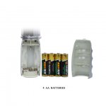 BAILE - WIBRATOR KRÓLIK Z PERŁAMI WEWNĄTRZ PRZEZROCZYSTY 26,5 CM