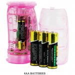 BAILE - WIBRATOR KRÓLICZEK Z KORALIKAMI STYMULUJĄCYMI RÓŻOWY 25 CM