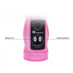 BAILE - WIBRATOR KRÓLIK Z WYPUSTKAMI RÓŻOWY 23 CM