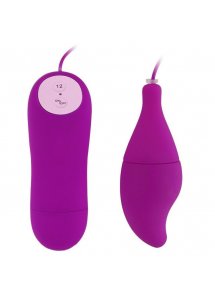 BAILE - MINI WIBRATOR 12-FUNKCJI WIBRACJI FIOLETOWY 8 CM