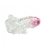 BAILE - WIBRUJĄCA NAKŁADKA NA PENISA ZE STYMULACJĄ ŁECHTACZKI