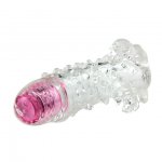 BAILE - WIBRUJĄCA NAKŁADKA NA PENISA ZE STYMULACJĄ ŁECHTACZKI