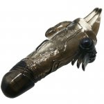 BAILE - WIBRUJĄCA NAKŁADKA NA PENISA Z PODWÓJNĄ STYMULACJĄ CZARNA 16,5 CM