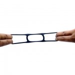 BAILE - ELASTYCZNY SILIKONOWY PIERŚCIEŃ NA PENISA CZARNY