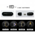 BAILE - WIBRUJĄCY PIERŚCIEŃ NA PENISA Z DELFINEM CZARNY