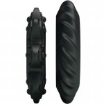 BAILE - ZESTAW 2 SILIKONOWYCH PIERŚCIENI NA PENISA CZARNE