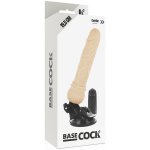 BASECOCK - REALISTYCZNY WIBRATOR NA PILOTA CIELISTY 19.5CM