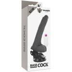 BASECOCK - REALISTYCZNY WIBRATOR NA PILOTA CZARNY 18.5CM