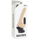BASECOCK - REALISTYCZNY WIBRATOR NA PILOTA CIELISTY 20CM