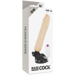 BASECOCK - REALISTYCZNY WIBRATOR NA PILOTA CIELISTY 20CM