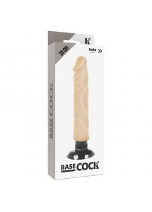 BASECOCK - REALISTYCZNY WIBRATOR PENIS CIELISTY 20CM