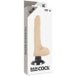 BASECOCK - REALISTYCZNY WIBRATOR PENIS CIELISTY 18.5CM