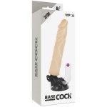 BASECOCK - REALISTYCZNY WIBRATOR NA PILOTA CIELISTY 21CM